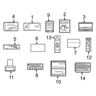 Toyota OE - Information Labels - Labels