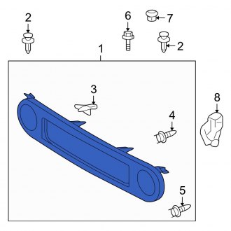 Toyota OE - Front Upper Grille