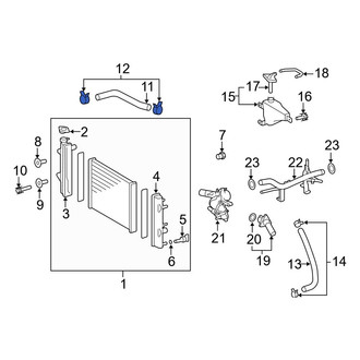 Toyota OE - Radiator Hose Clamp