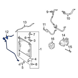 Toyota OE - A/C Refrigerant Hose