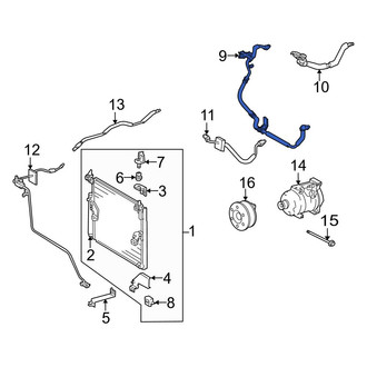 Toyota OE - A/C Refrigerant Hose