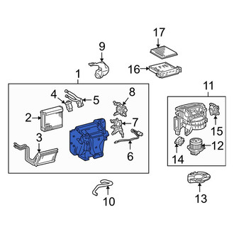 Toyota OE - HVAC Unit Case Assembly