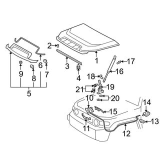 Toyota OE - Hood & Components