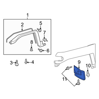 Toyota OE - Front Left Mud Flap