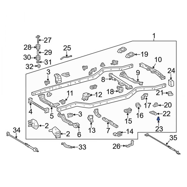 Tie Down Hook Bolt