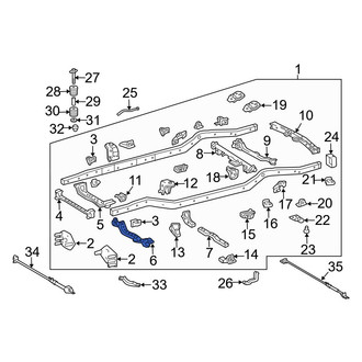 Toyota OE - Front Frame Crossmember