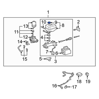 Toyota OE - Brake Master Cylinder Reservoir Cap