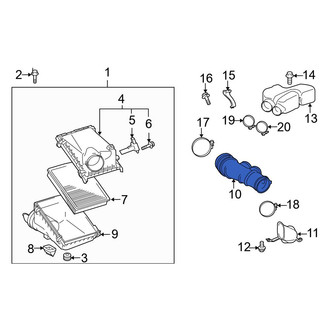 Toyota OE - Engine Air Intake Hose