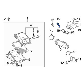 Toyota OE - Engine Air Intake Resonator Bracket