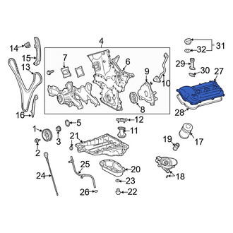 Toyota OE - Left Engine Valve Cover