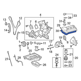 Toyota OE - Left Engine Valve Cover Gasket