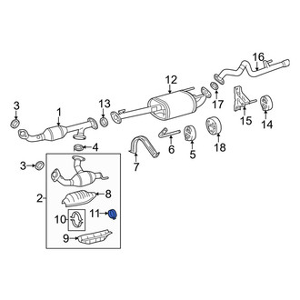 Toyota OE - Exhaust Tail Pipe Clamp
