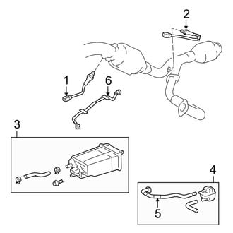 Toyota OE - Emission System - Emission Components (Canister & Sensors)