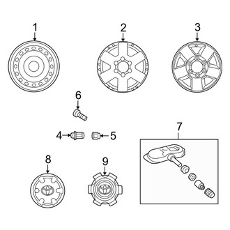 Toyota OE - Wheels - Covers & Trim