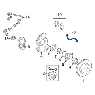 Toyota OE - Front Brake Hydraulic Hose