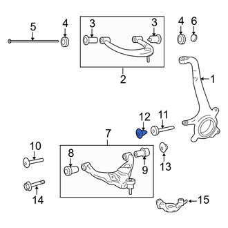 Toyota OE - Front Alignment Camber Adjusting Eccentric