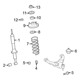 Toyota OE - Front Suspension - Struts & Components (RWD)
