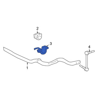 Toyota OE - Front Left Suspension Stabilizer Bar Bracket