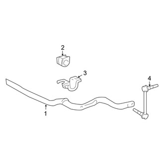Toyota OE - Front Suspension - Stabilizer Bar & Components (RWD)