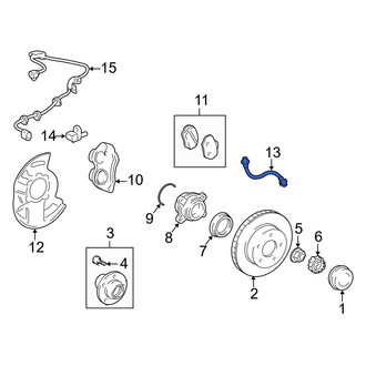 Toyota OE - Front Brake Hydraulic Hose