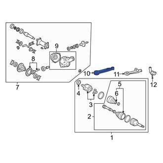Toyota OE - Front Right Differential Housing Support