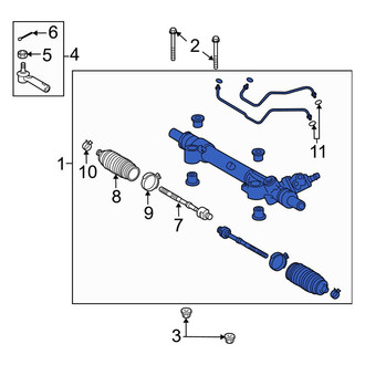 Toyota OE - Rack and Pinion Assembly