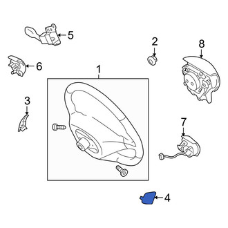 Toyota OE - Left Steering Wheel Plug