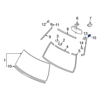 Toyota OE - Windshield Molding Clip