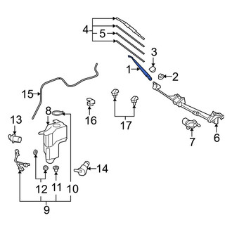Toyota OE - Front Right Wiper Arm