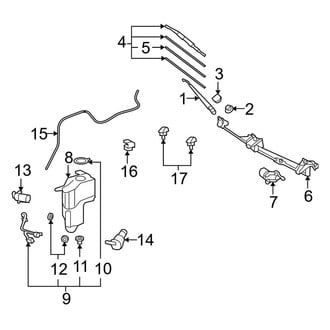 Toyota OE - Windshield - Wiper & Washer Components