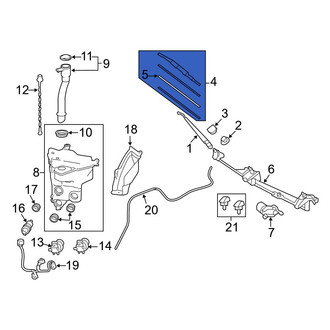 Toyota OE - Front Left Wiper Blade
