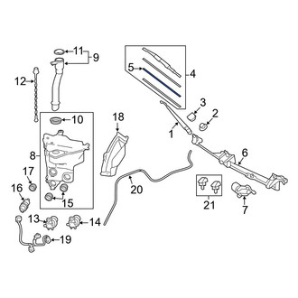 Toyota OE - Front Right Wiper Blade Refill