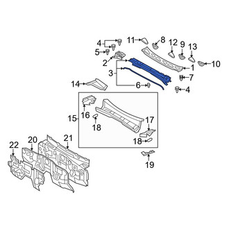 Toyota OE - Left Cowl Panel