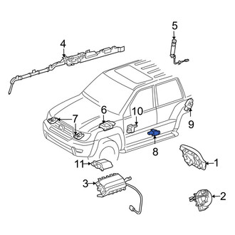 Toyota OE - Center Air Bag Impact Sensor