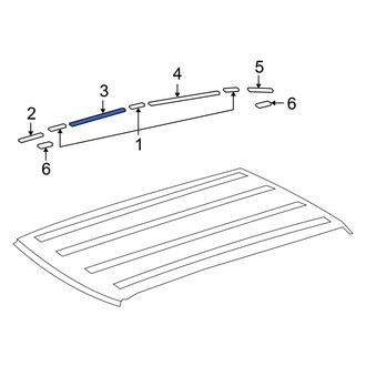 Toyota OE - Roof Molding