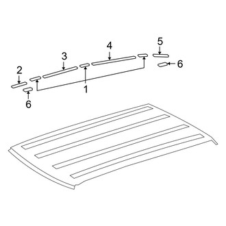 Toyota OE - Roof - Exterior Trim