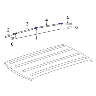 Toyota OE - Roof Molding