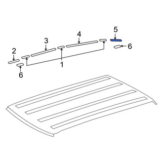 Toyota OE - Right Roof Molding