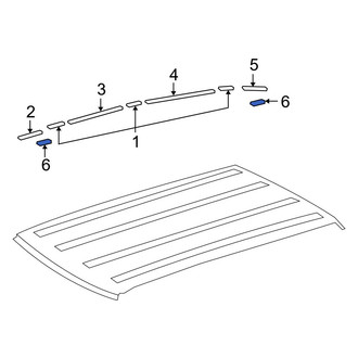 Toyota OE - Windshield Molding Clip