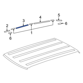 Toyota OE - Roof Molding