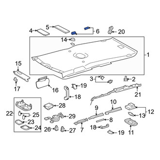 Toyota OE - Outer Roof Insulator