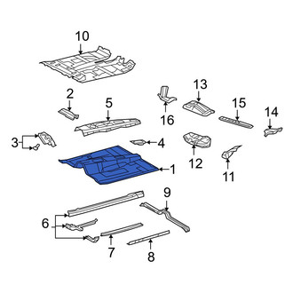 Toyota OE - Front Floor Pan