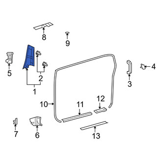 Toyota OE - Left Body A-Pillar Trim Panel