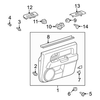 Toyota OE - Front Door - Interior Trim