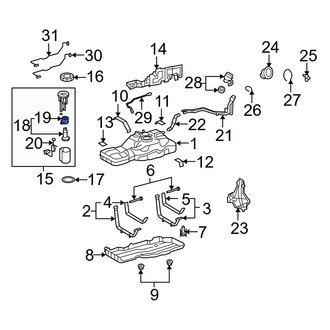 Toyota OE - Fuel Pump Housing