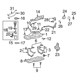 Toyota OE - Fuel Tank Sending Unit