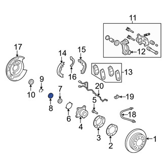 Toyota OE - Drive Axle Shaft Retaining Ring