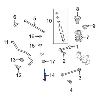Toyota OE - Rear Suspension Stabilizer Bar Link