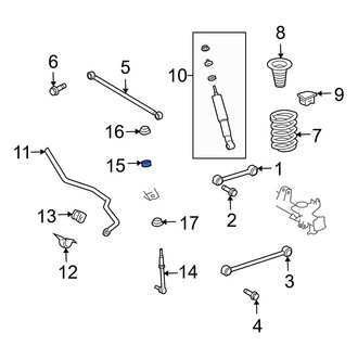 Toyota OE - Rear Suspension Stabilizer Bar Link Bushing