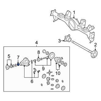 Toyota OE - Front Inner Differential Pinion Bearing